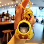 Hot Sale Kawaii Colourful Woman Bag Pendant Keychain Custom Metal Keyring Accessories