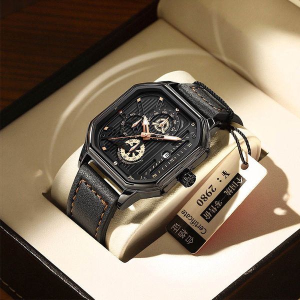 Factory Minimalist Quartz Watch Stylish Multifunctional Mens Hand Watch Waterproof Luminous Men's Watch